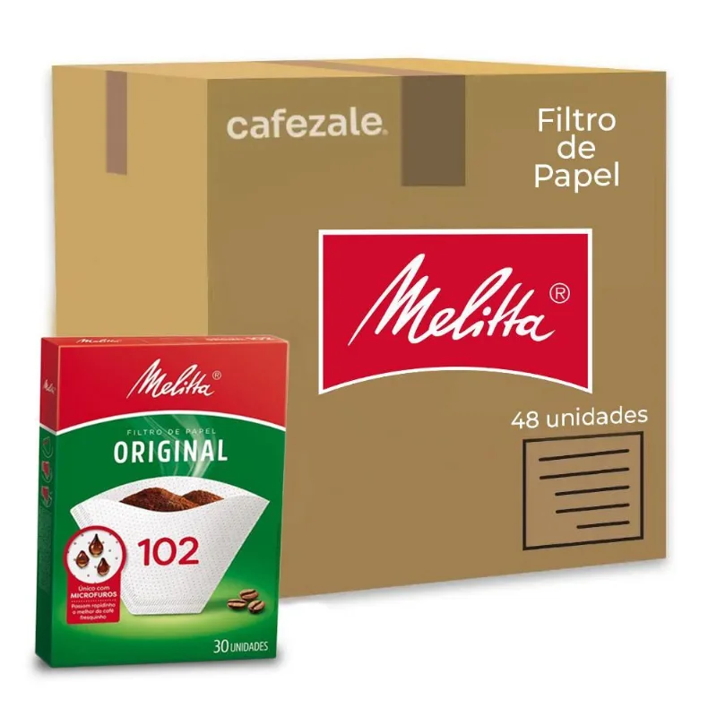 Filtro De Papel Melitta 102 Kit 48 Caixas