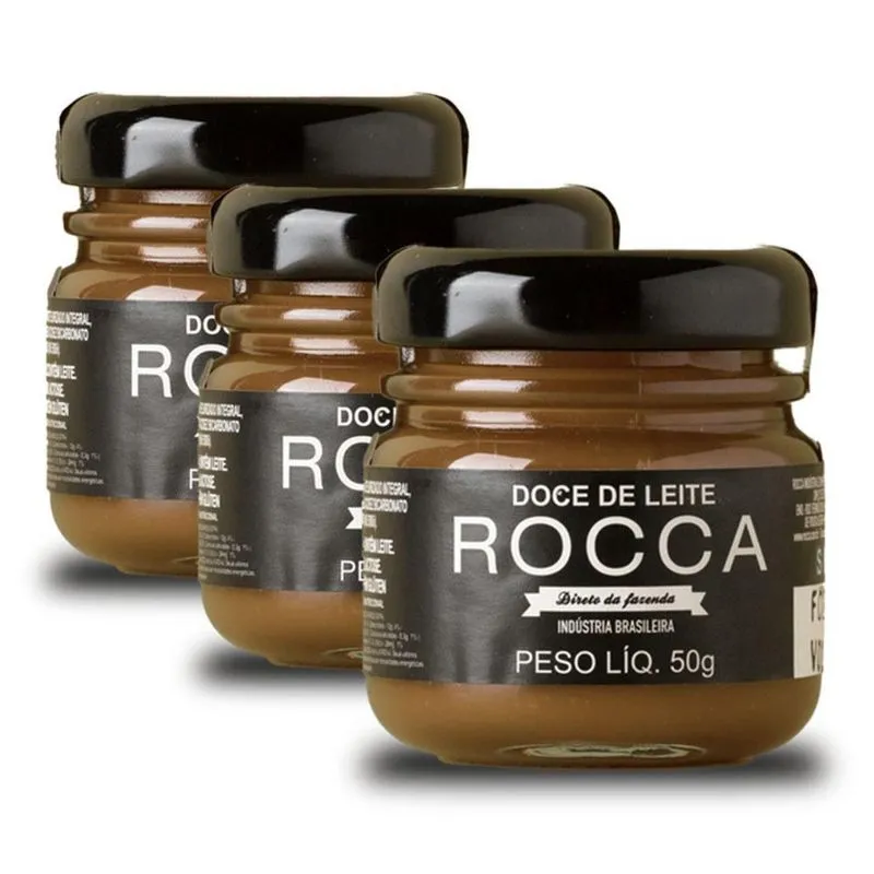 Doce De Leite Rocca Tradicional Kit 3 Caixas