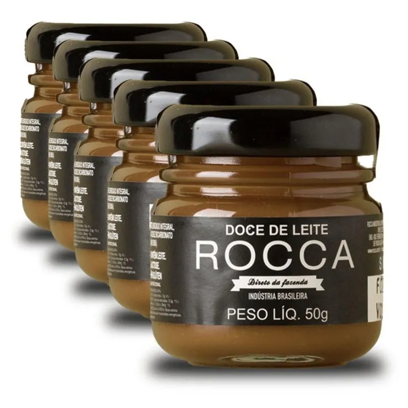 Doce De Leite Rocca Tradicional Kit 5 Caixas