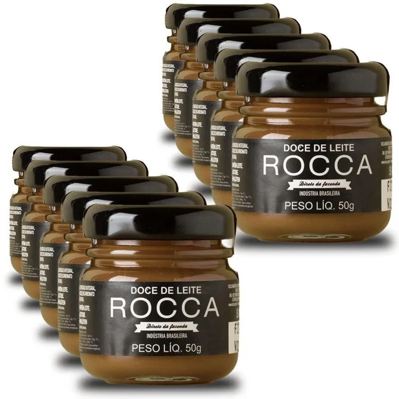 Doce De Leite Rocca Tradicional Kit 10 Caixas