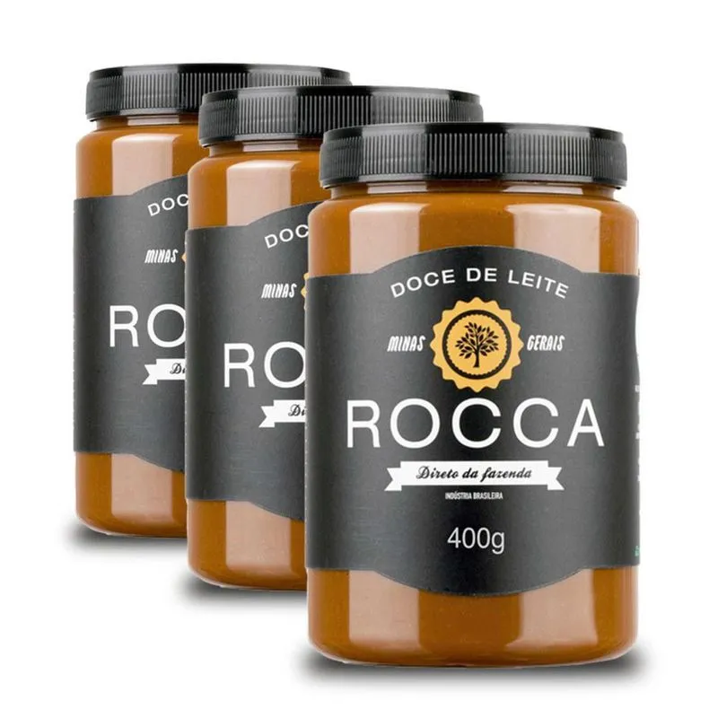 Doce De Leite Rocca Tradicional Kit 3 Unidades