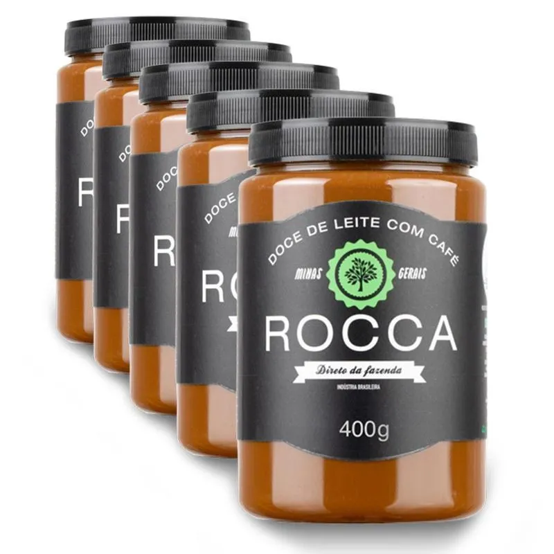 Doce De Leite Rocca Com Café Kit 5 Unidades
