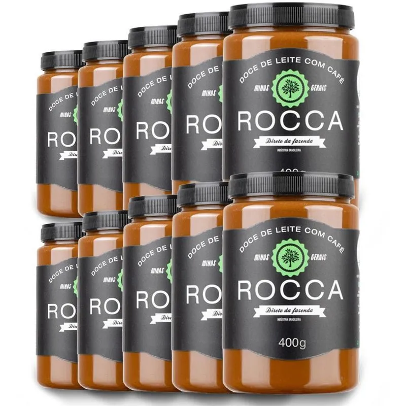 Doce De Leite Rocca Com Café Kit 10 Unidades
