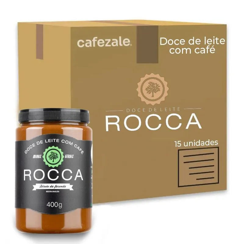 Doce De Leite Rocca Com Café Kit 15 Unidades