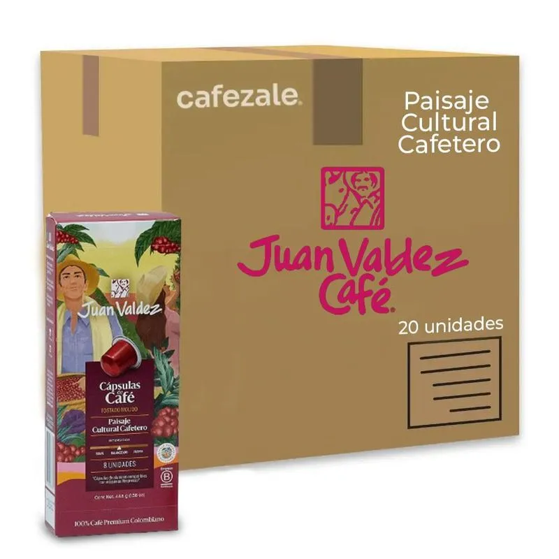 160 Cápsulas Nespresso Café Juan Valdez Paisaje Cultural