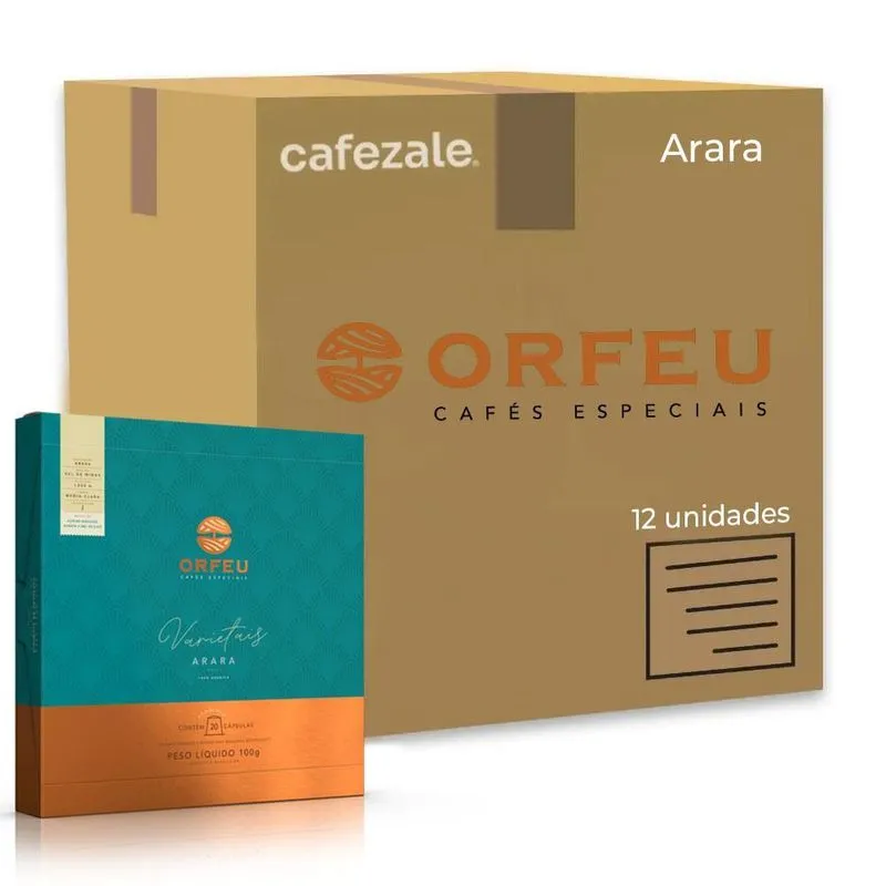 240 Cápsulas Café Orfeu Nespresso Arara