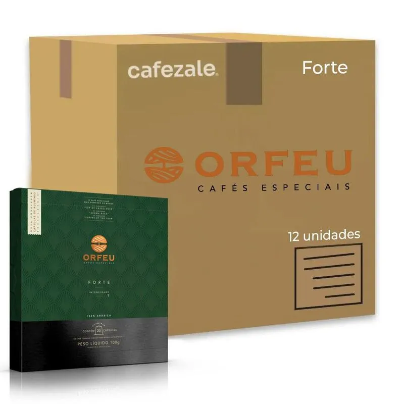 240 Cápsulas Café Orfeu Nespresso Forte - Intensidade 10