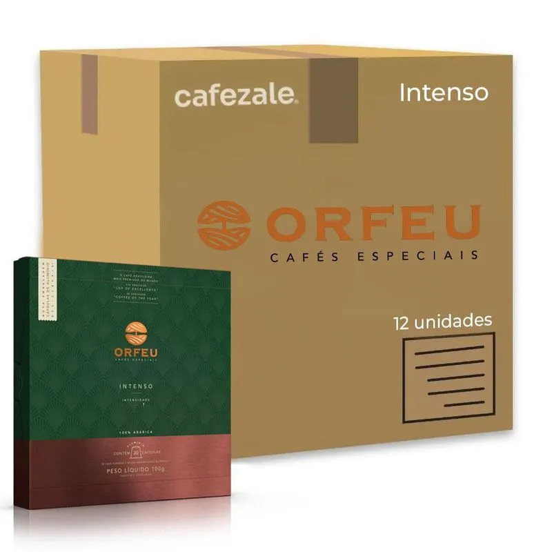 240 Cápsulas Café Orfeu Nespresso Intenso - Intensidade 8