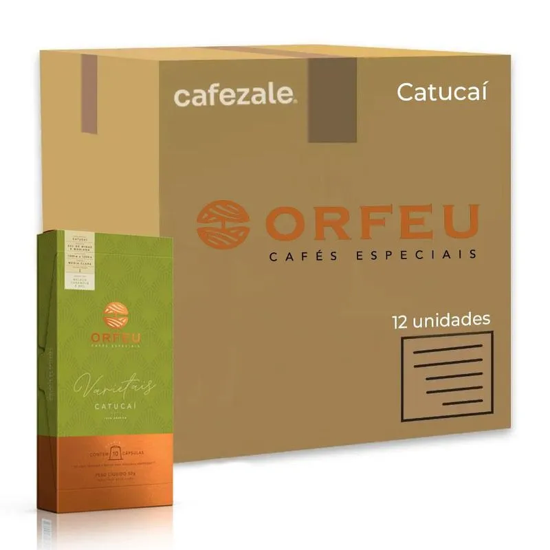 160 Cápsulas Café Orfeu Nespresso Café Catuaí Amarelo