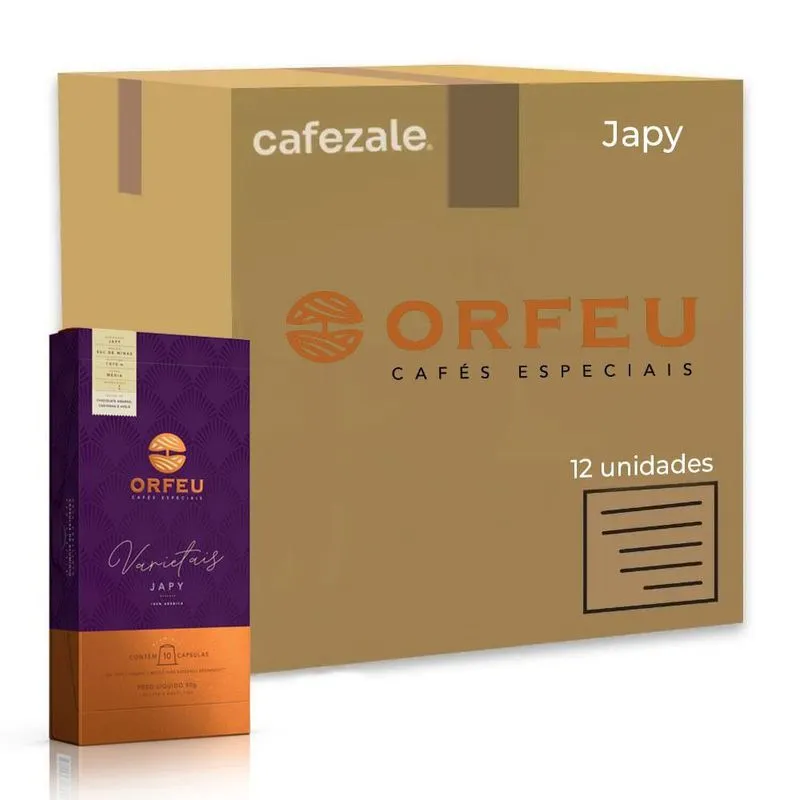 160 Cápsulas Café Orfeu Nespresso Microlote Japy