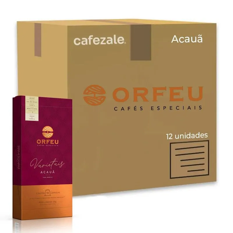160 Cápsulas Café Orfeu Nespresso Acauã