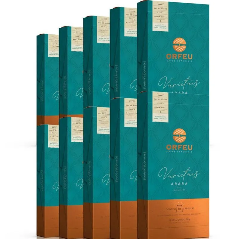 100 Cápsulas Café Nespresso Orfeu Arara