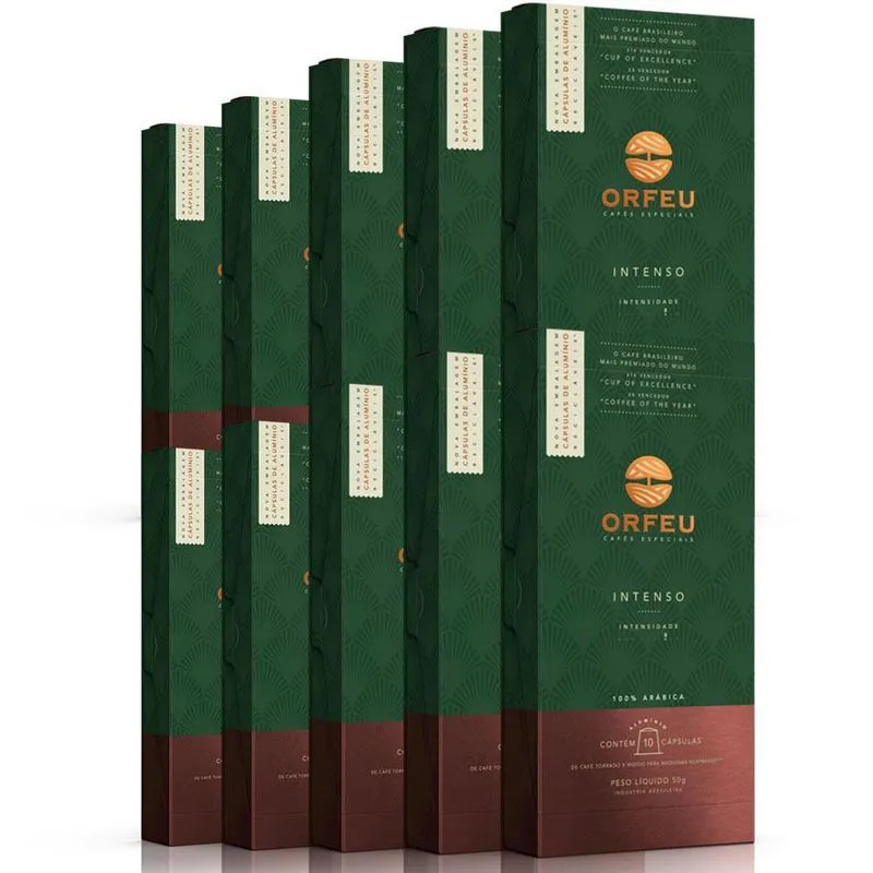 100 Cápsulas De Café Nespresso Orfeu Intenso - Intensidade 8