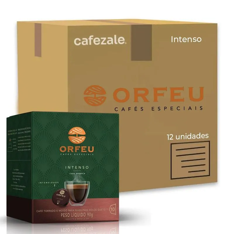 120 Cápsulas Dolce Gusto Café Premium Orfeu Intenso