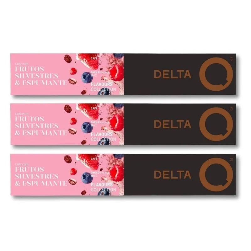 30 Cápsulas Café Delta Q Frutos Silvestres E Espumante