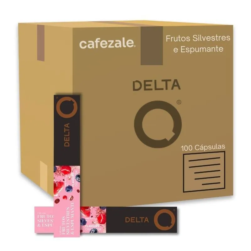 100 Cápsulas Café Delta Q Frutos Silvestres E Espumante