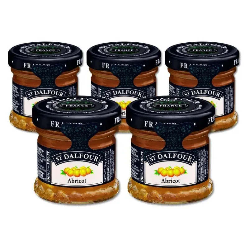Geleia Francesa St. Dalfour Abricot Damasco Kit 5un 28g