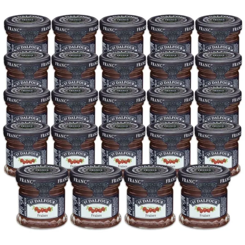 Geleia Francesa St. Dalfour Fraises Morango Kit 24un 28g