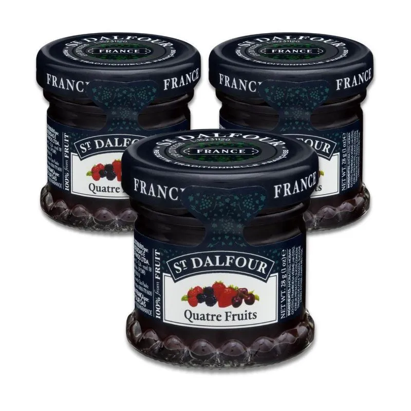 Geleia Francesa St. Dalfour Quatre Fruits Kit 3un 28g