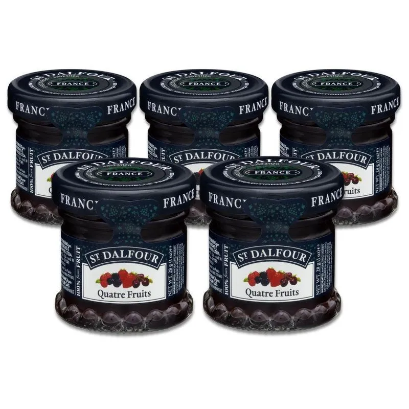 Geleia Francesa St. Dalfour Quatre Fruits Kit 5un 28g