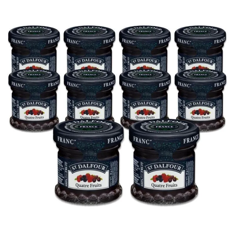 Geleia Francesa St. Dalfour Quatre Fruits Kit 10un 28g
