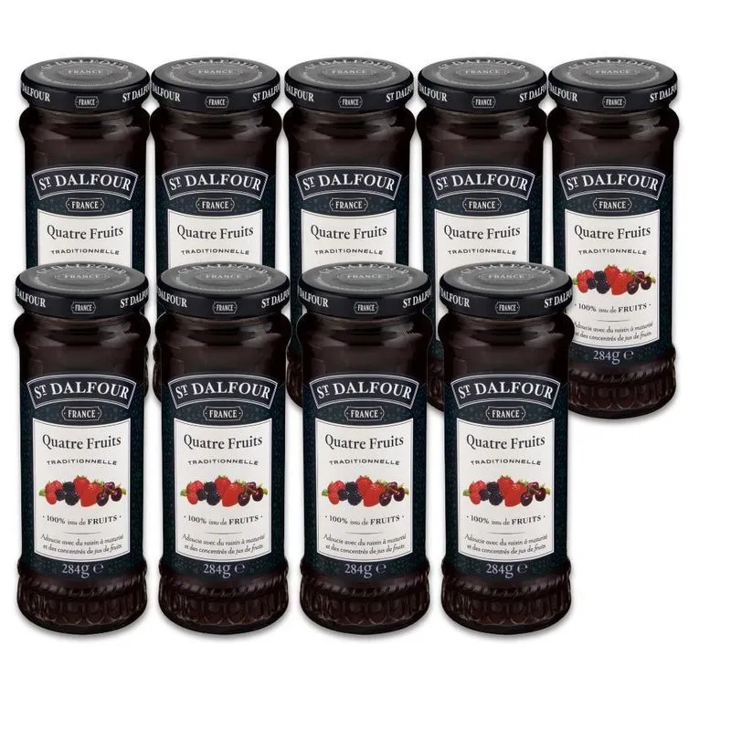 Geleia Francesa St. Dalfour Quatre Fruits Kit 10un 284g