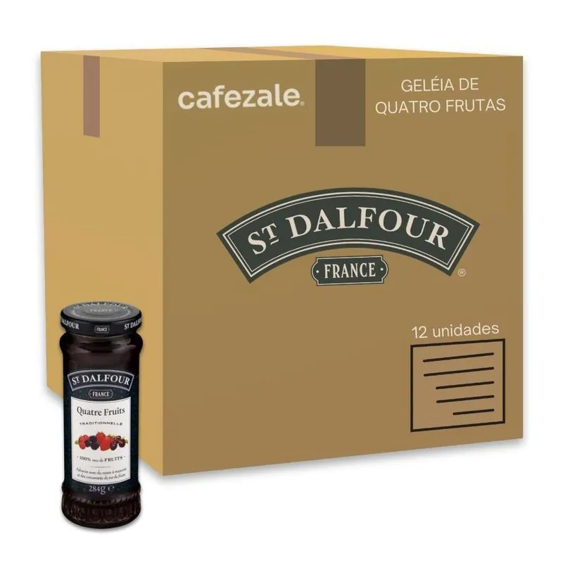 Geleia Francesa St. Dalfour Quatre Fruits Kit 12un 284g