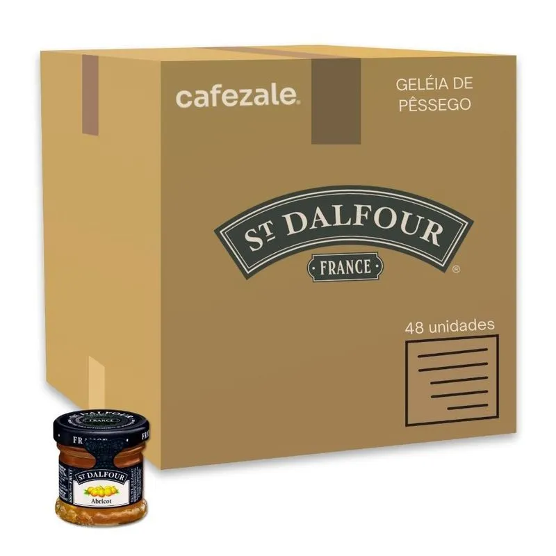 Geleia Francesa St. Dalfour Abricot Damasco Kit 48un 28g
