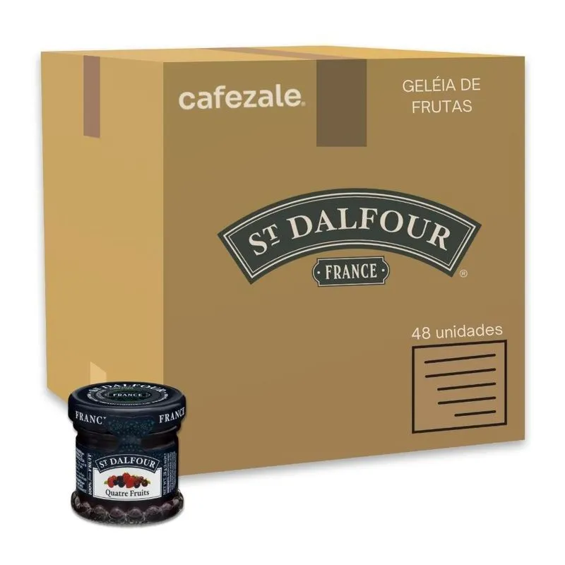 Geleia Francesa St. Dalfour Quatre Fruits Kit 48un 28g