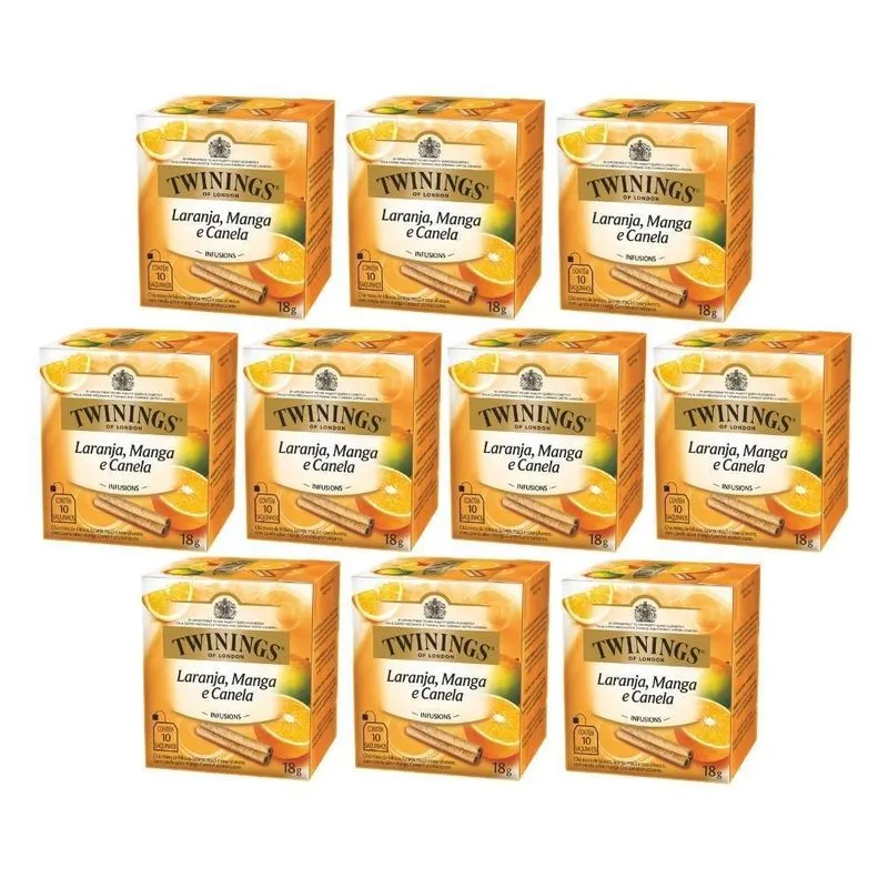 100 Sachês, Chá Twinings, Laranja Manga E Canela