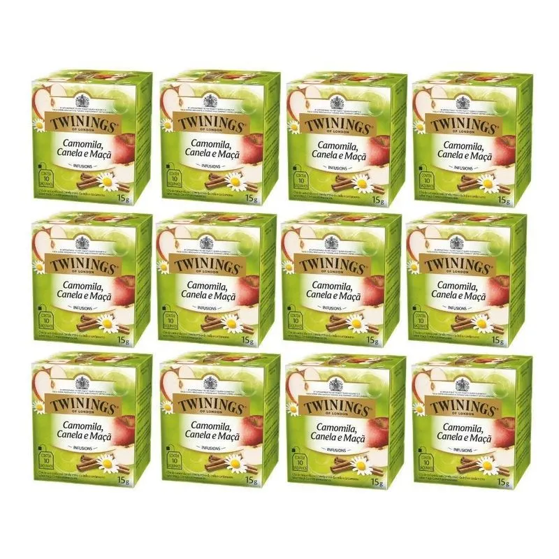 120 Sachês, Chá Twinings, Camomila Mel E Baunilha
