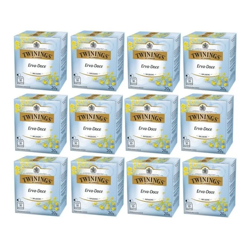 120 Sachês, Chá Twinings, Erva Doce