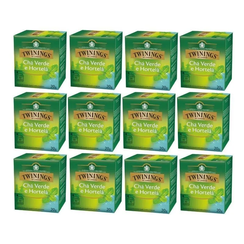 120 Sachês, Chá Twinings, Verde E Hortelã