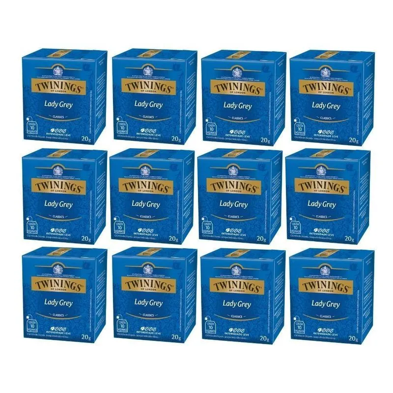 120 Sachês, Chá Twinings, Lady Grey