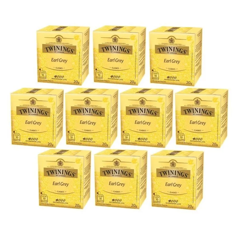 100 Sachês, Chá Twinings, Earl Grey