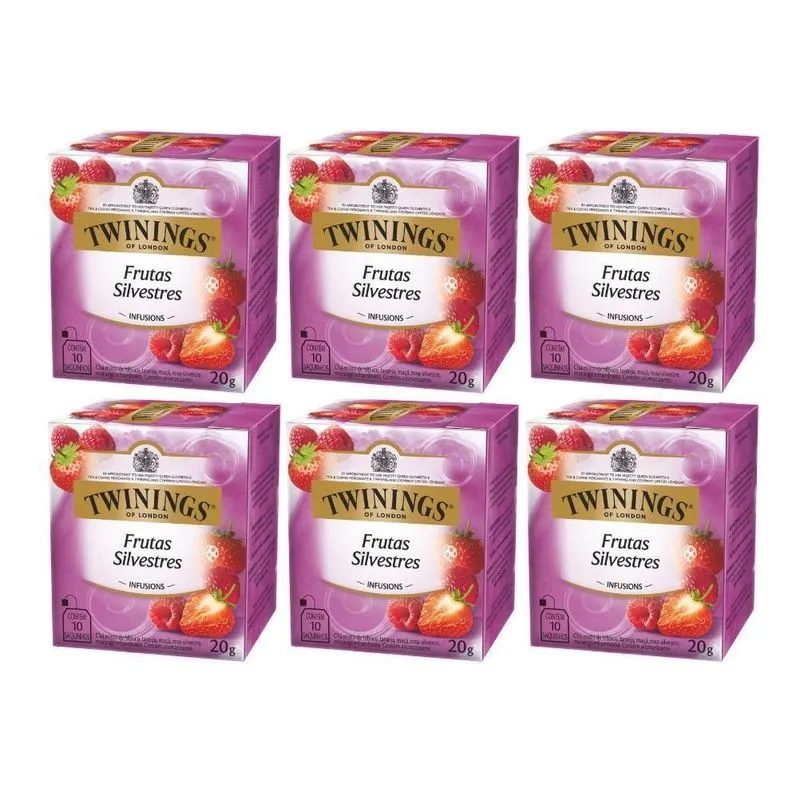 60 Sachês, Chá Twinings, Frutas Silvestres