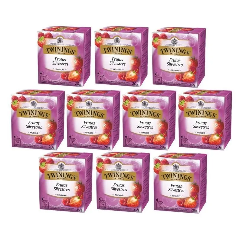 100 Sachês, Chá Twinings, Frutas Silvestres
