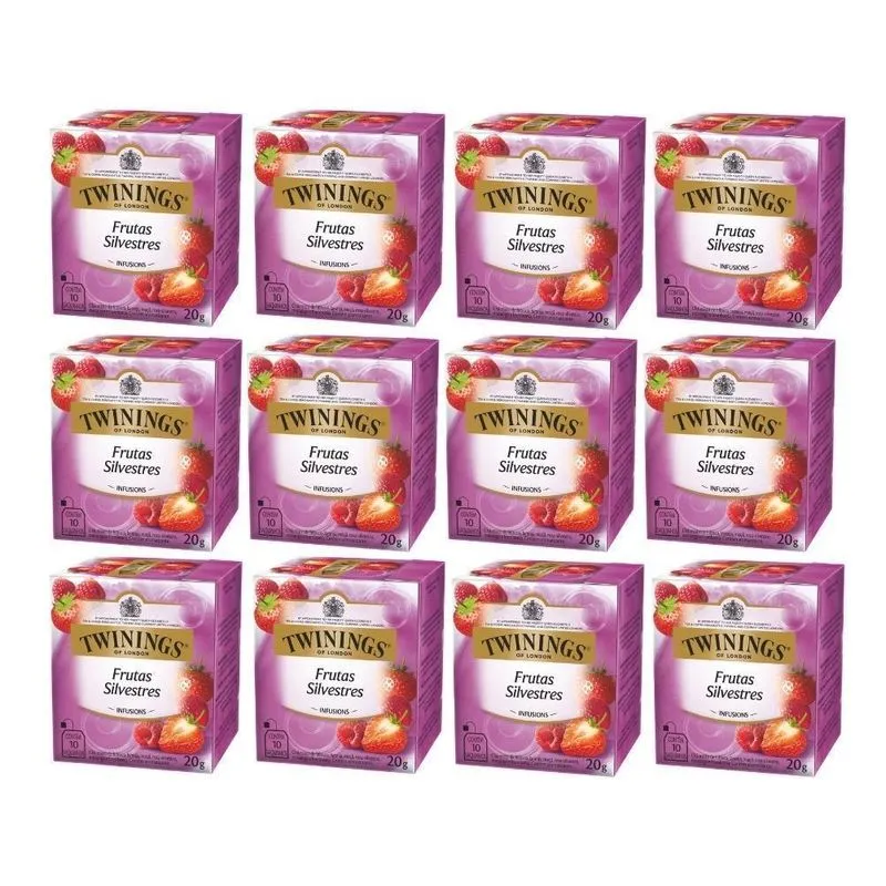 120 Sachês, Chá Twinings, Frutas Silvestres