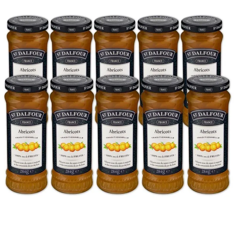 Geleia Francesa St. Dalfour Abricot Kit 10 Unidades 284g