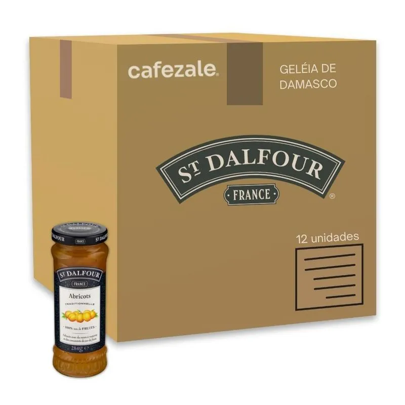 Geleia Francesa St. Dalfour Abricot Kit 12 Unidades 284g