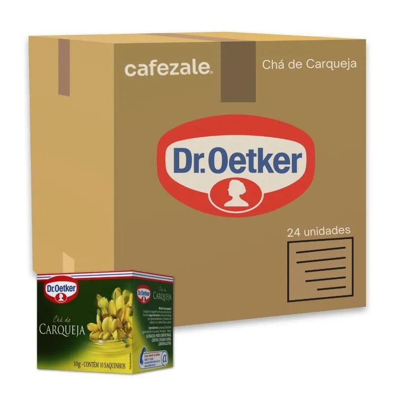 Chá De Carqueja Dr. Oetker Kit 24 Caixas 10g - 240 Saquinhos