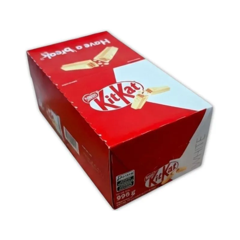 Chocolate Kit Kat Branco 24 Unidades 41,5g - 1 Display