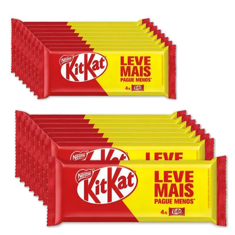 Chocolate Kit Kat Ao Leite 16 Packs De 166g 4x41,5g
