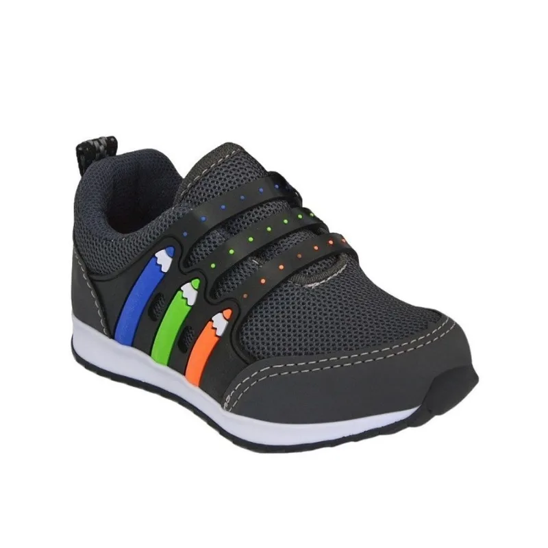 Tênis Slip On Botinho Infantil Masculino - Grafite