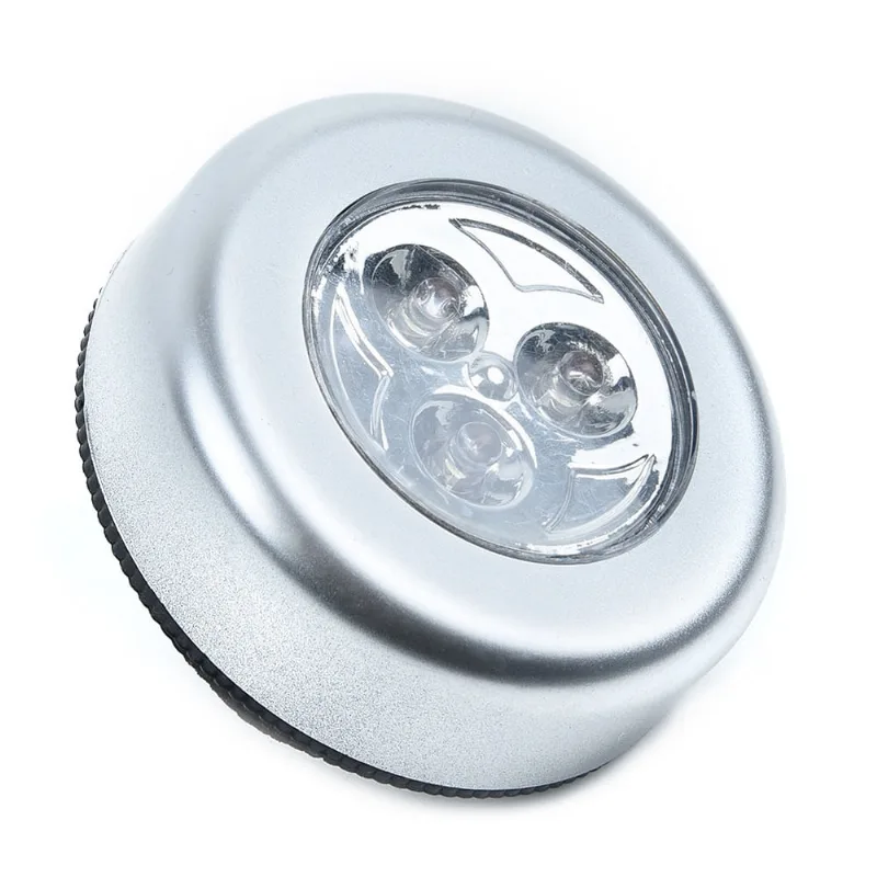 Lâmpada Luminária Toque 3 Led Sem Fio Com Adesivo