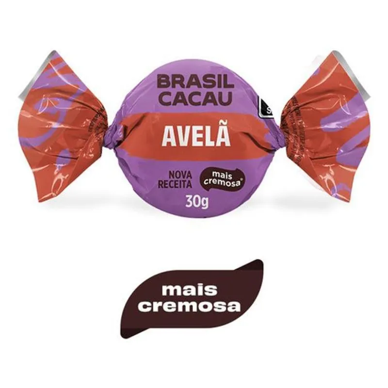 Kit 3 Trufas Avelã 30g Brasil Cacau