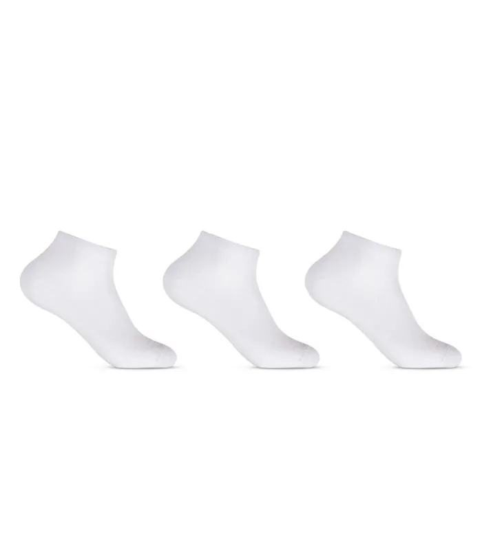 Meias Altomax Kit 3 Pares Curta Branco 33-38 004ALWI21612