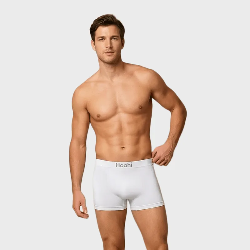 Cueca Boxer Hoahi Premium Poliamida 1x1 CUECA HOAHI BOXER POLIAMIDA PREMIUM BCO