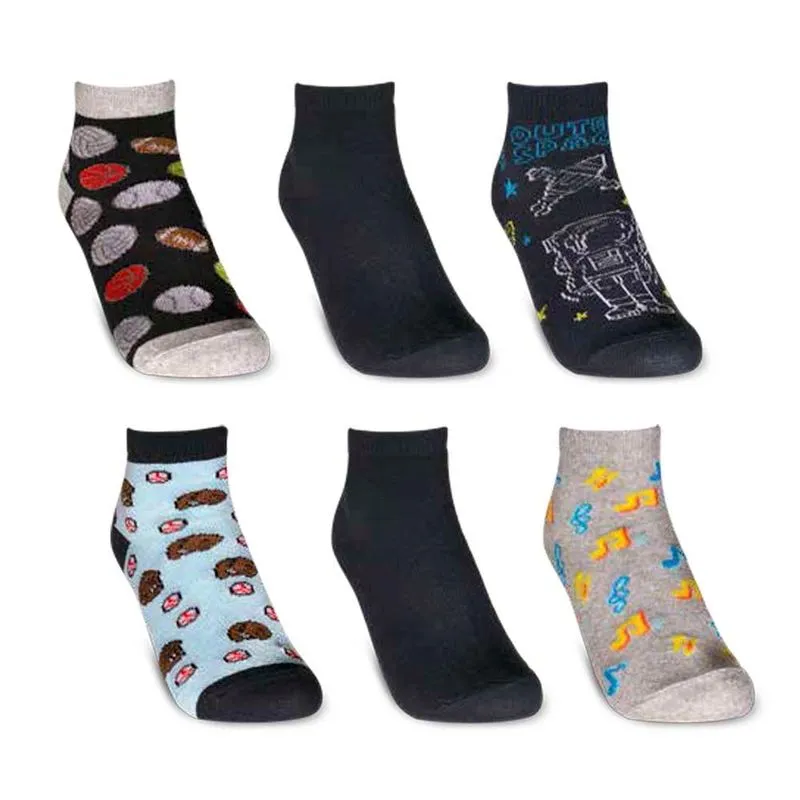 Kit Com 3 Pares de Meias Juvenil Menino - Tam.28/33 - Sortido Sortido