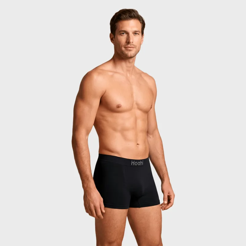 Cueca Boxer Hoahi Premium Poliamida 1X1 CUECA HOAHI BOXER POLIAMIDA PREMIUM PTO